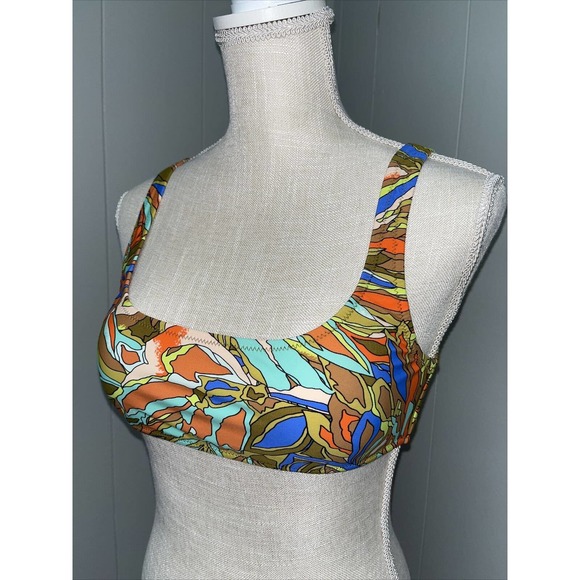 Volcom Bikini Top‎ Army Camo Medium NWT - Picture 1 of 6
